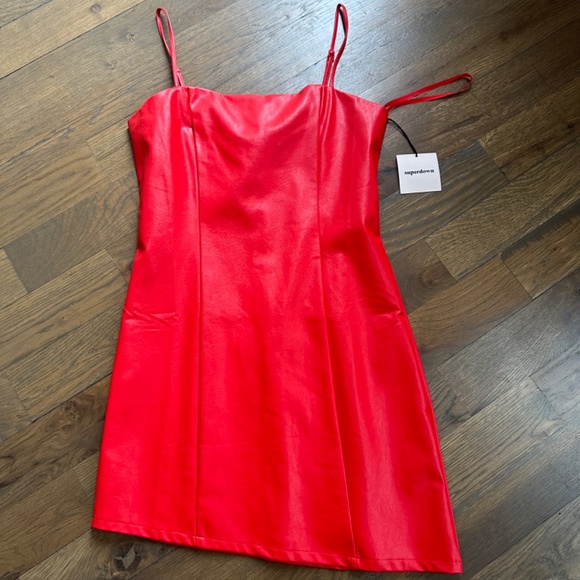 superdown Red Mini Dress - Picture 2 of 5